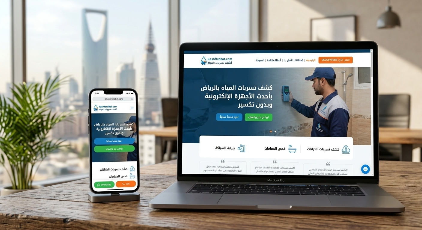 كشف تسربات المياه باحدث التقنيات
