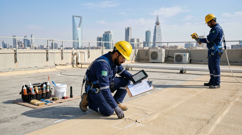 الصيانة الدورية لعزل الأسطح بالرياض حماية منزلك